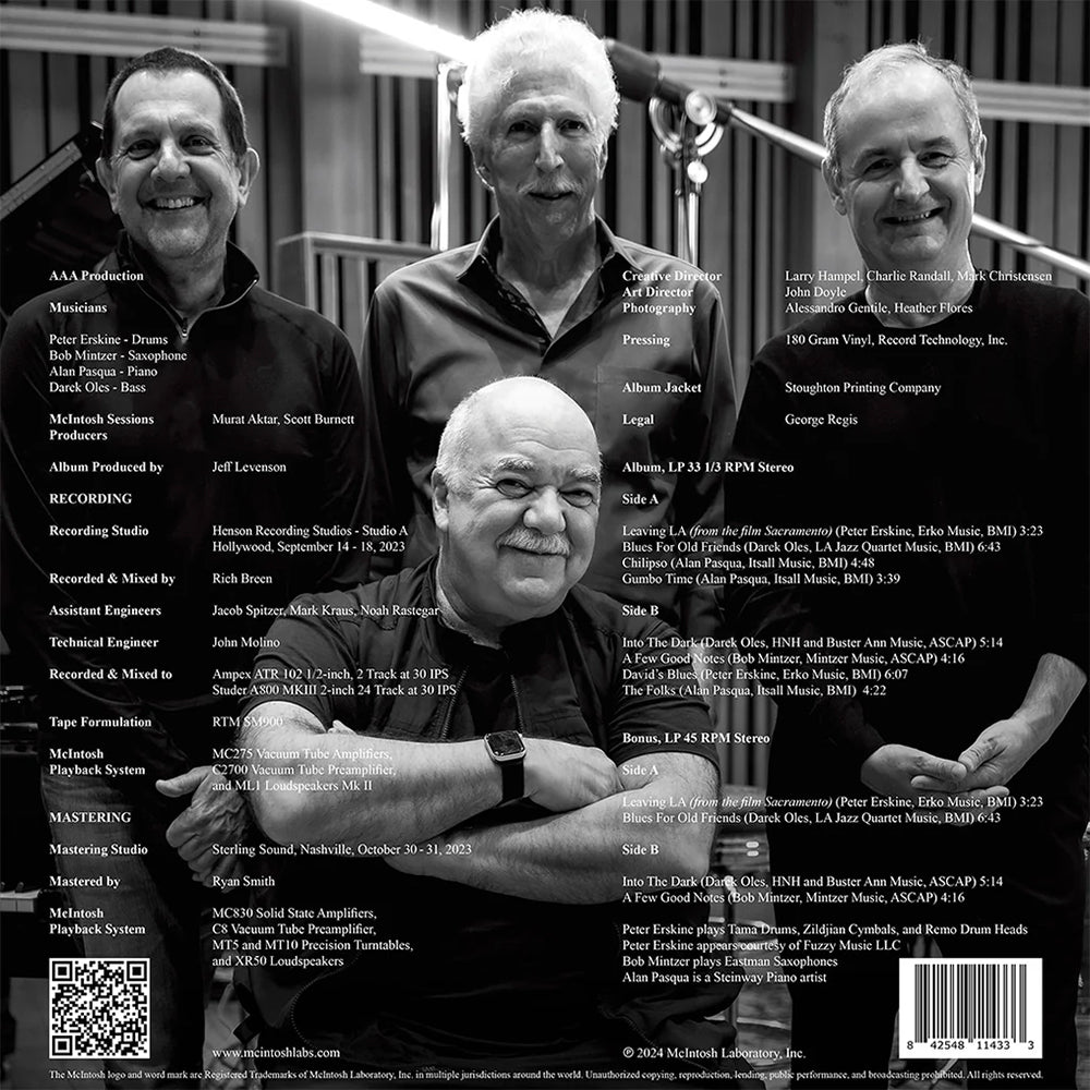 McIntosh SESSIONS Volume 1: The Peter Erskine Quartet Album